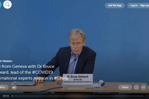 WHO _Live from Geneva with Dr Bruce Aylward, lead of the #COVID19