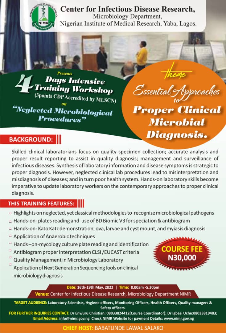Neglected Microbiological Procedure Training