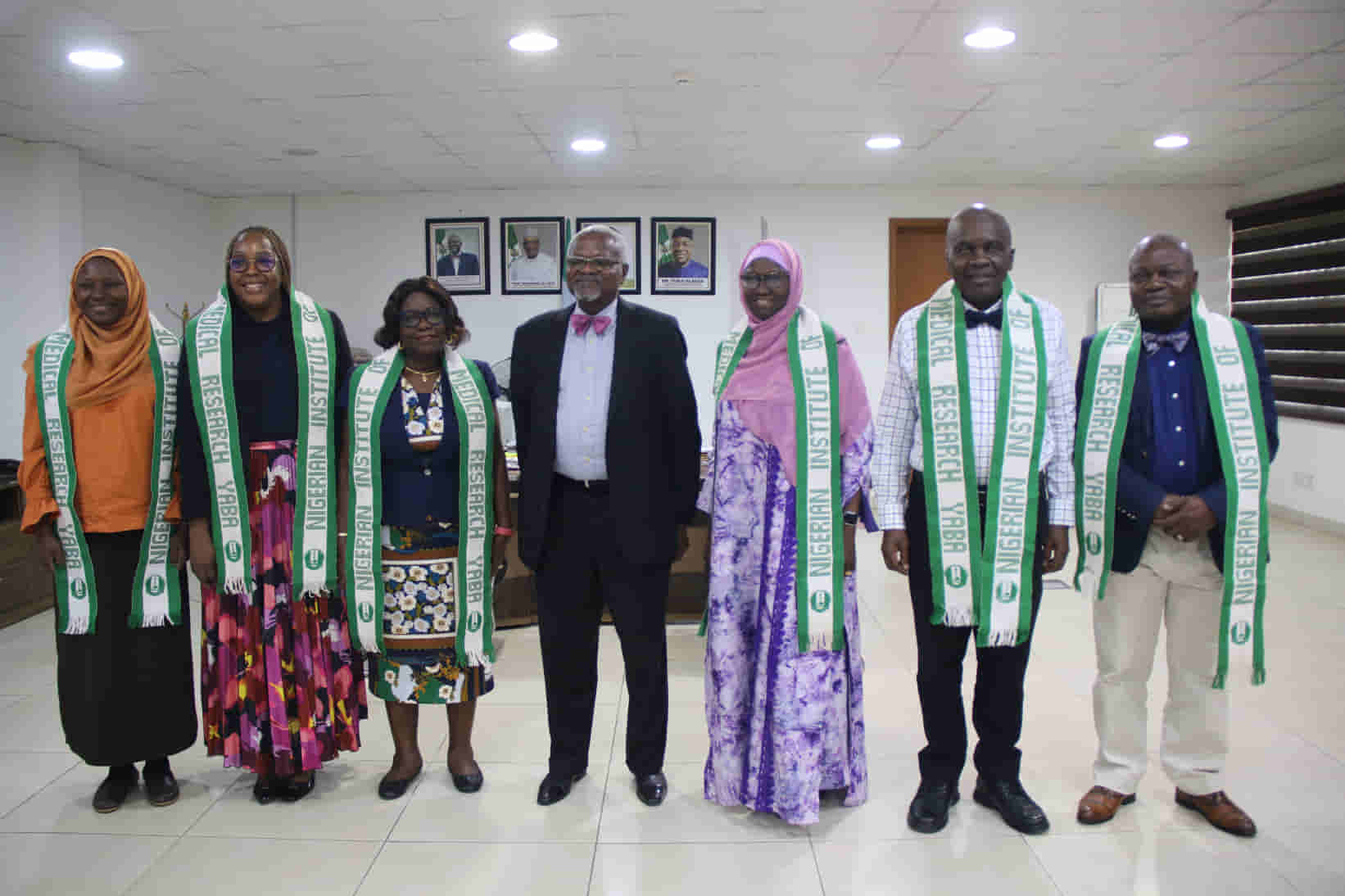 Courtesy visit of the WADIAP & College of Nigeria Pathology to DG,NIMR